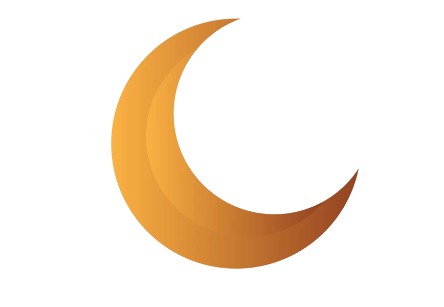 Free Premium PNG Crescent Front Side With transparent Background