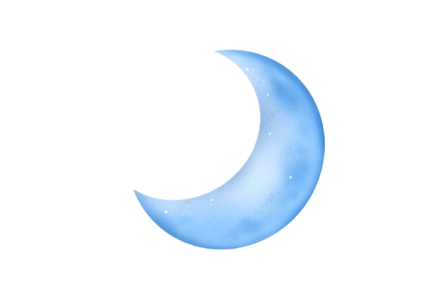 Free Premium PNG crescent moon