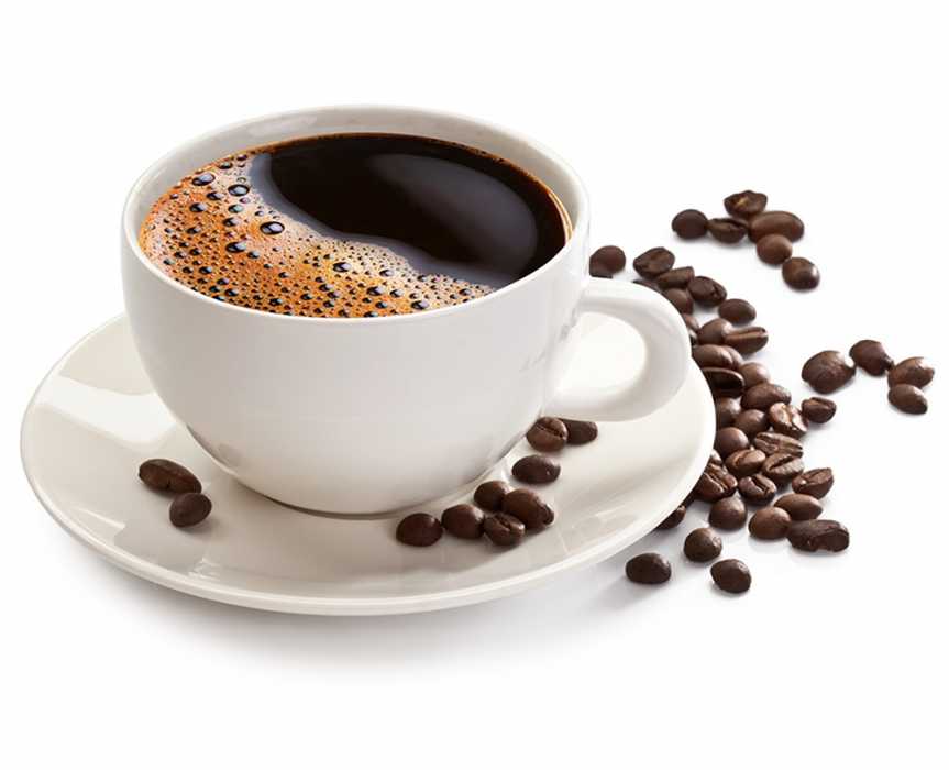 Free Premium PNG cup of coffee and beans