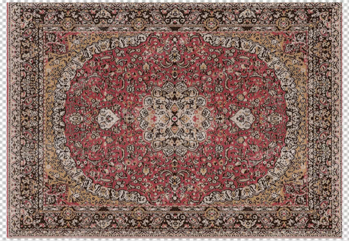Free Premium PNG decorative wool Turkish carpet