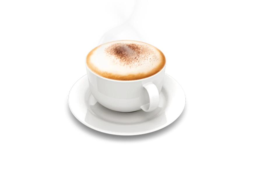 Free Premium PNG Directly above shot of coffee on Transparent Background