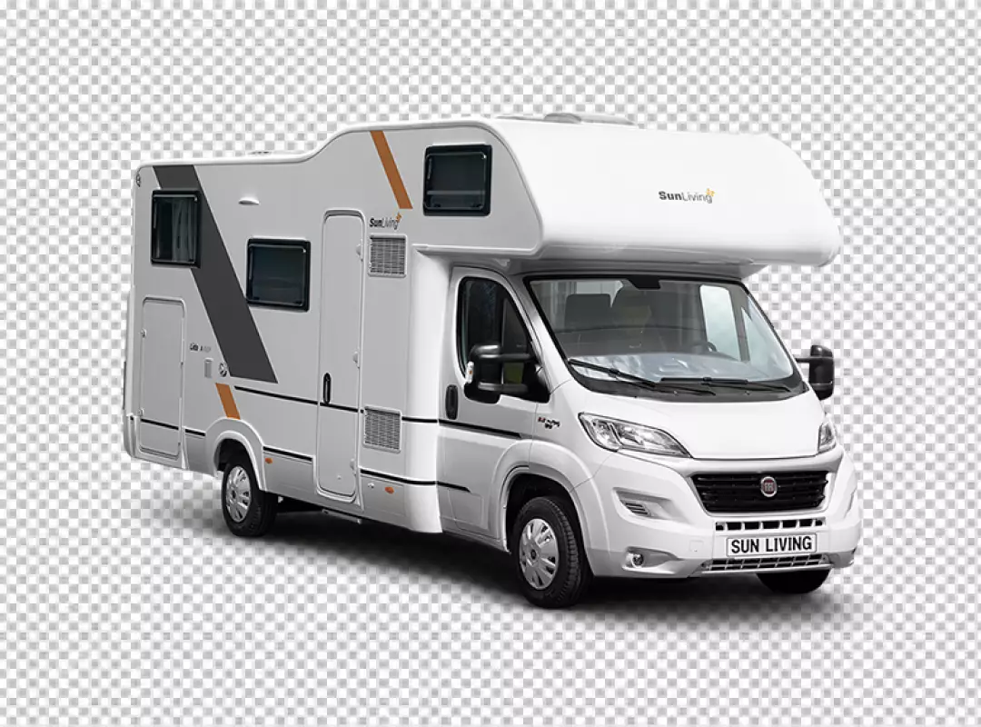 Free Premium PNG Displaying a 3D miniature RV Recreational Vehicle png