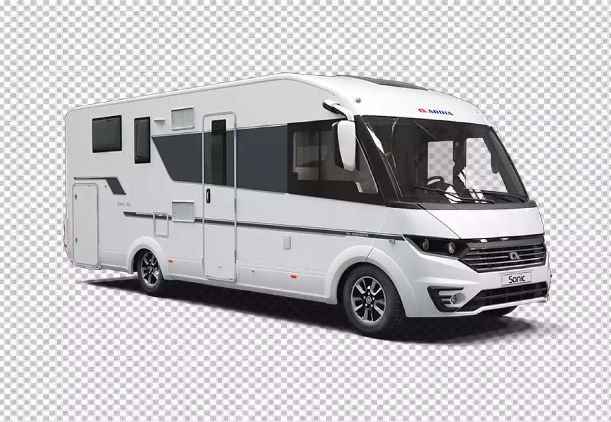 Free Premium PNG Displaying a 3D miniature RV Recreational Vehicle transparent png