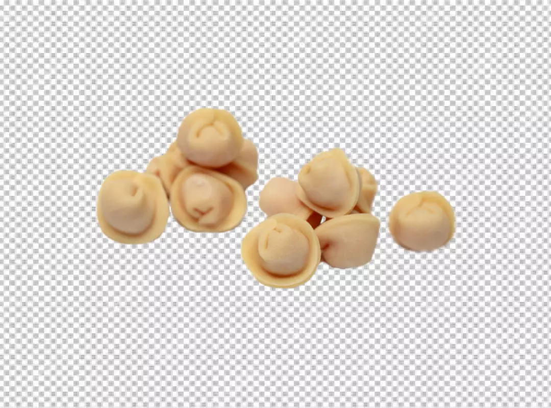 Free Premium PNG Dumplings Khinkali on plate top view isolated on png background