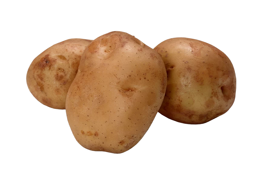 Free Premium PNG Editable Three potatoes isolated
