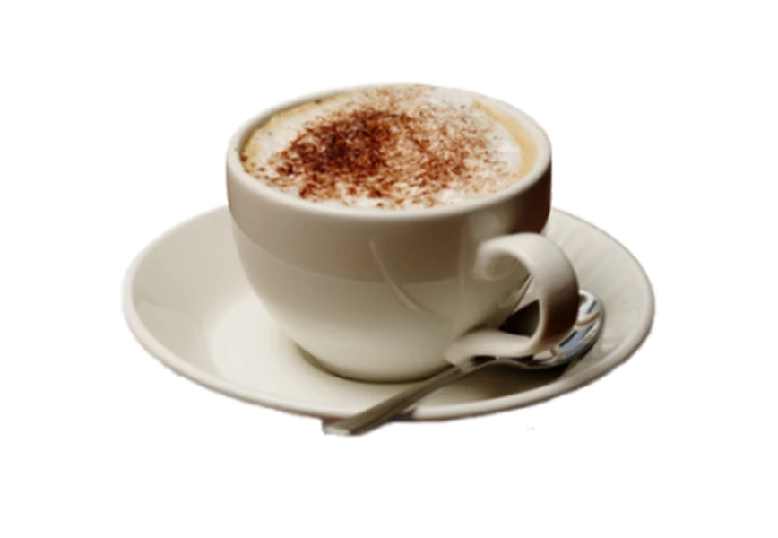 Free Premium PNG Fall cappucino warm milk froth transparent background