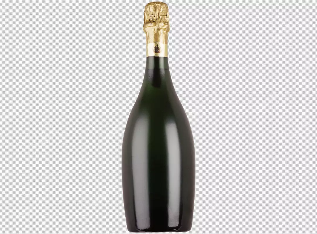 Free Premium PNG Festive bottle of champagne transparent background 
