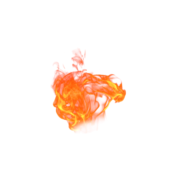 Free Premium PNG Fire Flame Burning
