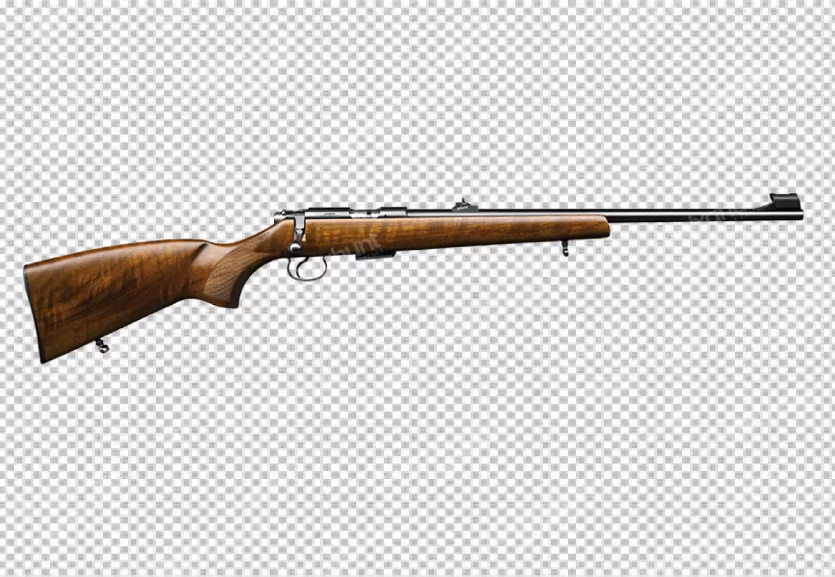 Free Premium PNG firearm with scope isolated on transparent background | without scope