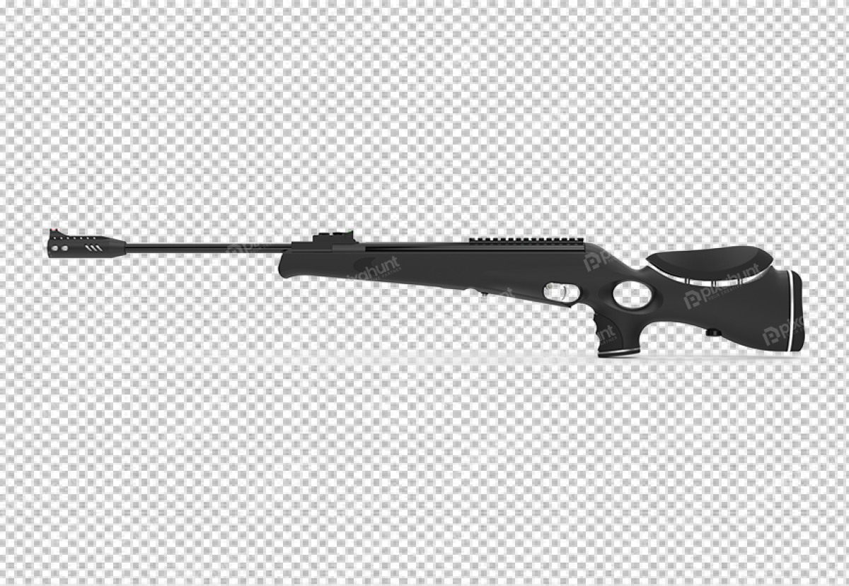 Free Premium PNG Firearm without scope isolated on transparent background