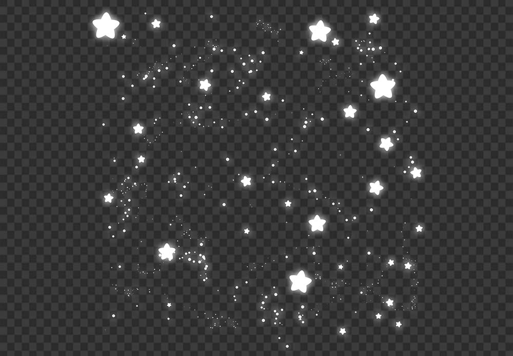 Free Premium PNG Floating Stars, light dots, light, starlight png