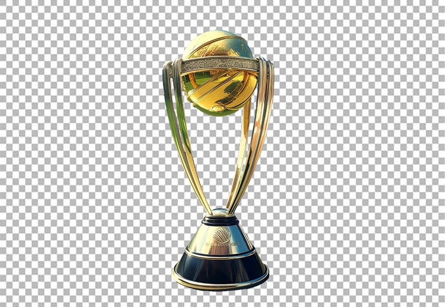 Free Premium PNG Free Cricket World Cup trophy | Cricket World 2023
