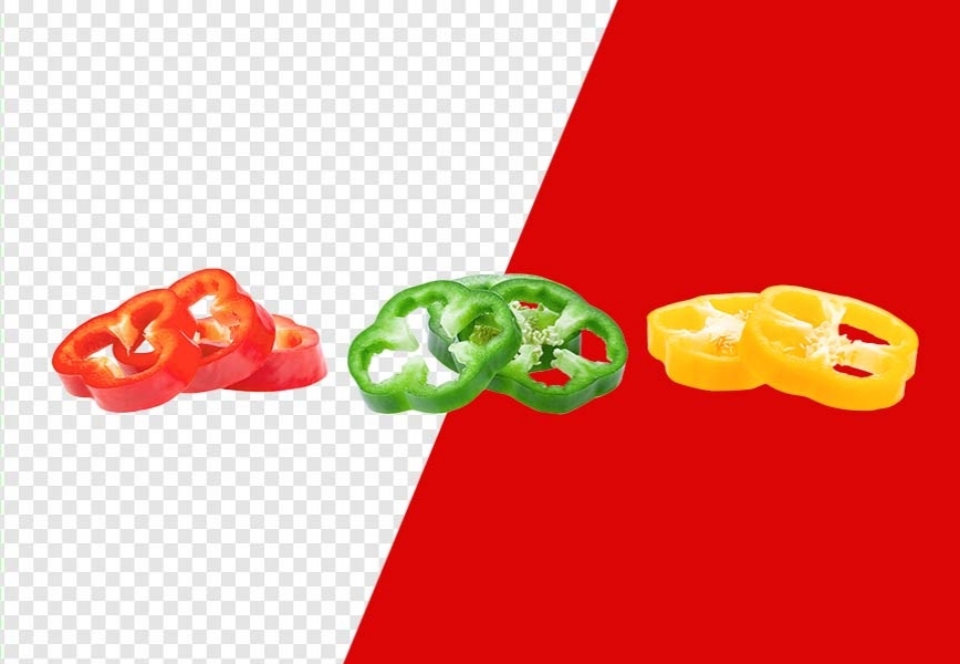 Free Premium PNG Free Vibrant Red, Green, and Yellow Sweet Bell Peppers PNG Images