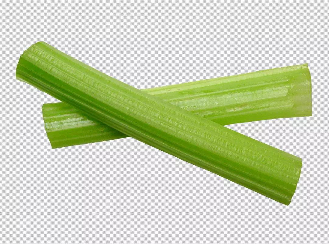 Free Premium PNG Fresh green celery isolated on transparent background