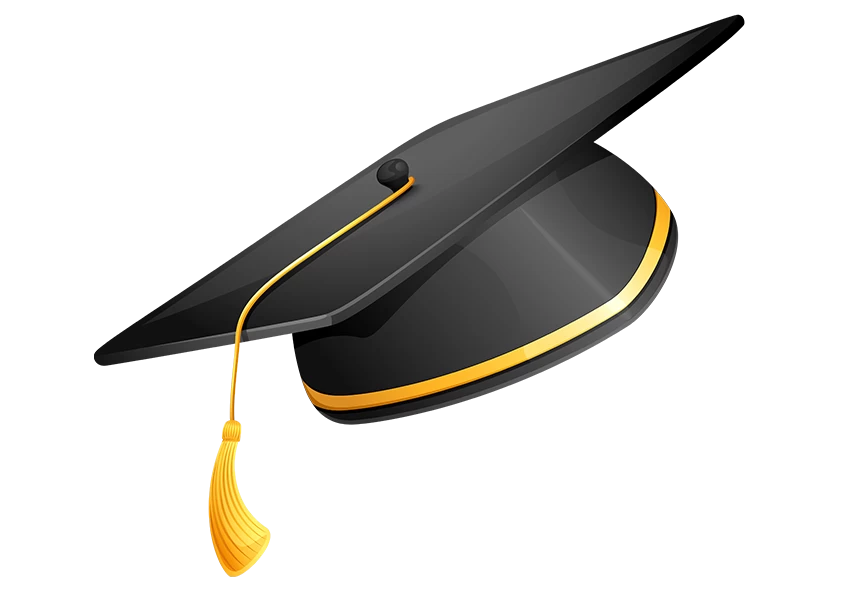 Free Premium PNG Graduation cap isolated on transparent
