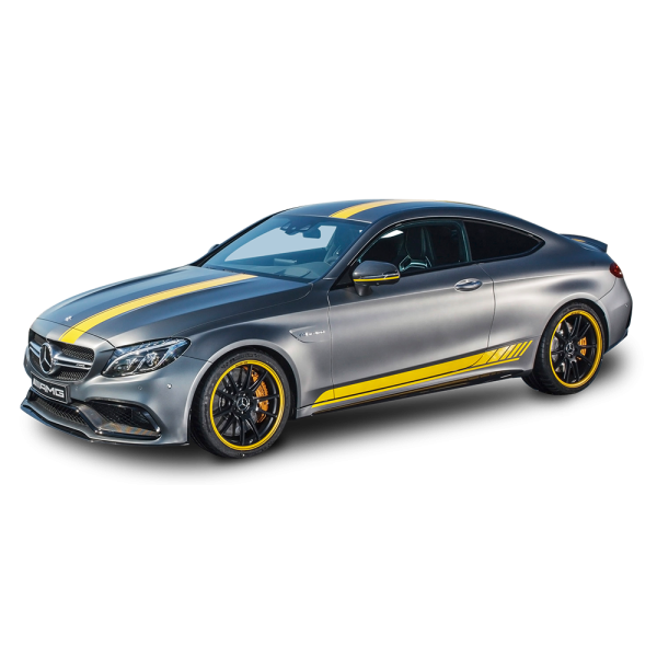 Free Premium PNG Gray Mercedes AMG Car