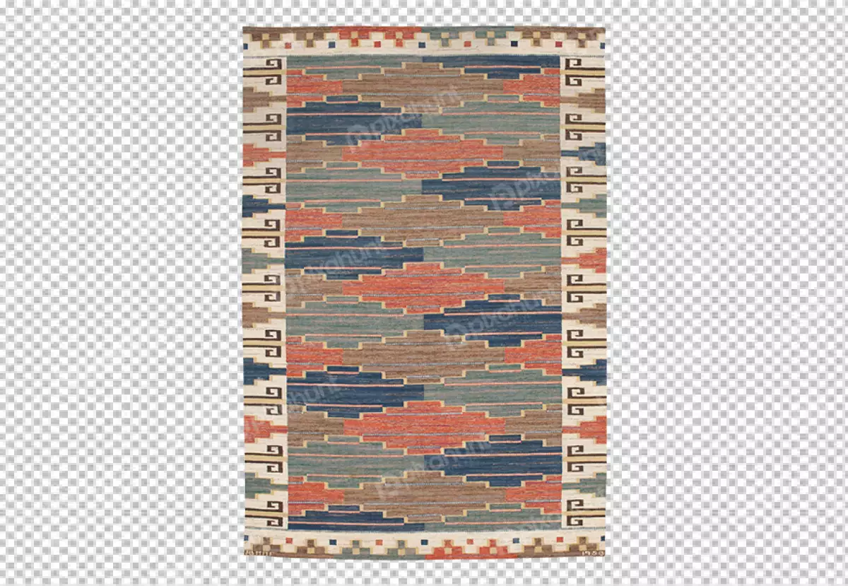 Free Premium PNG Hand 12 woven antique Turkish carpet