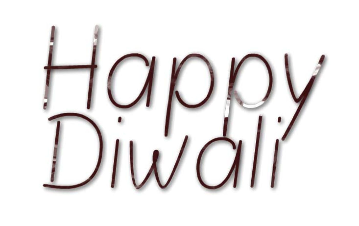 Free Premium PNG Happy Diwali Text Or Typography Design 3