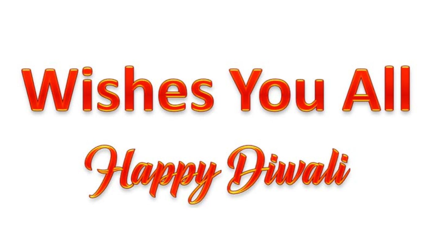 Free Premium PNG Happy Diwali Text Or Typography Design 4
