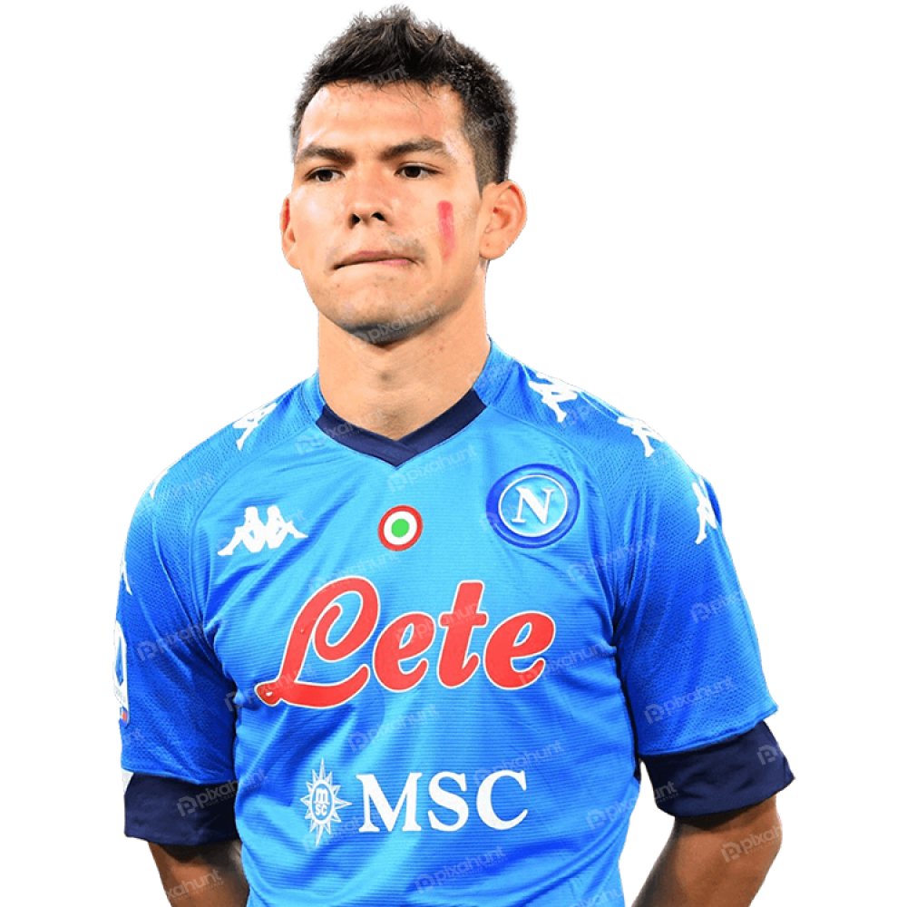 Free Premium PNG Hirving Lozano, a Mexican professional footballer who plays as a winger for Serie A club Napoli and the Mexico national team