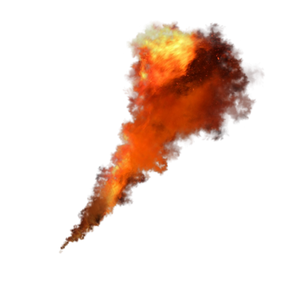 Free Premium PNG Hot Flaming Fireball | explosion sometime ago