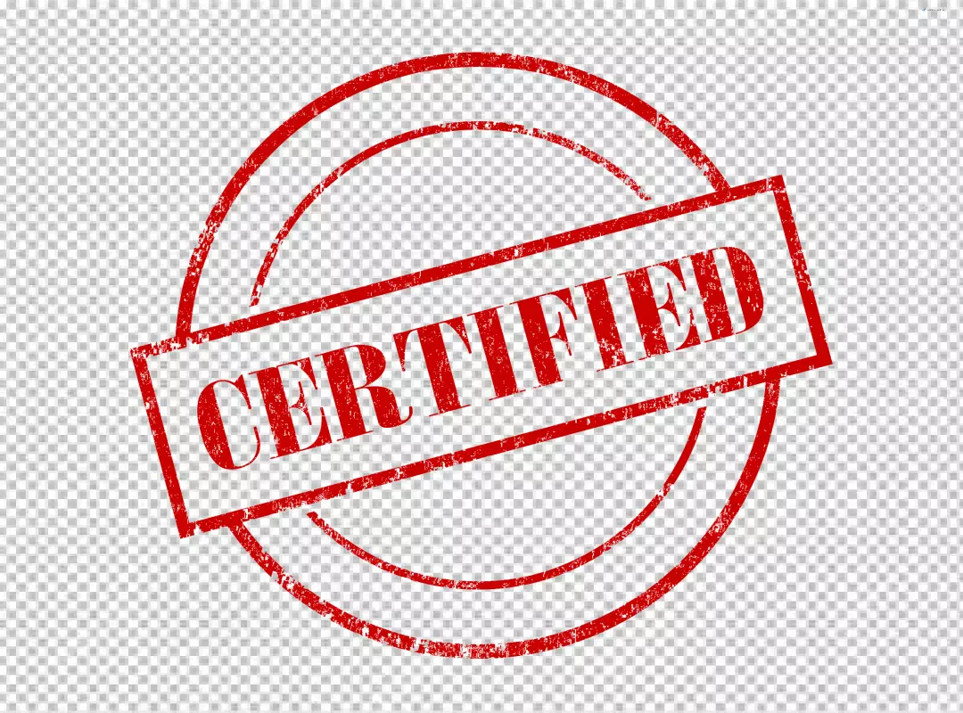 Free Premium PNG Iso certification badge collection | certified badge transparent background 