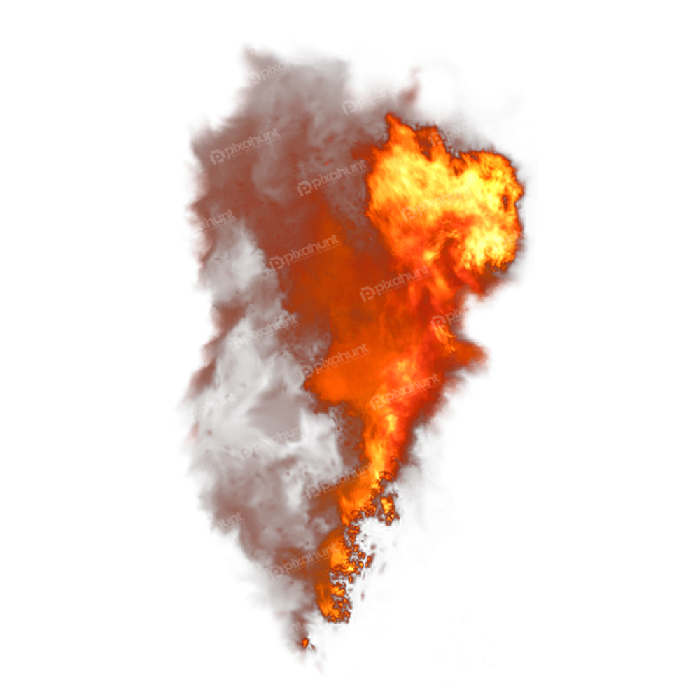 Free Premium PNG Isolated Realistic fire explosion