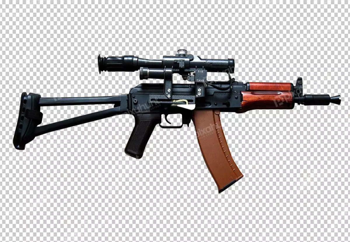 Free Premium PNG isolated Sniper rifle | Assault Rifle Gun