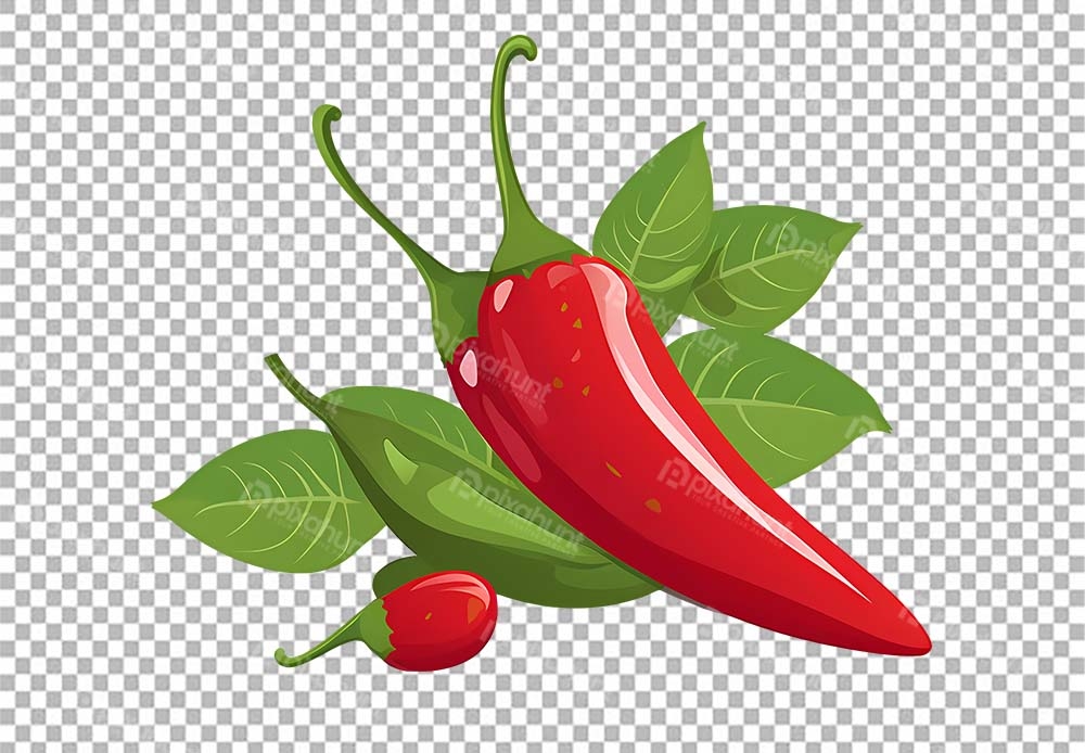 Free Premium PNG jalapeno chili pepper chili pepper chili red chili with leves