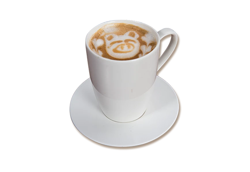 Free Premium PNG Latte coffee cup