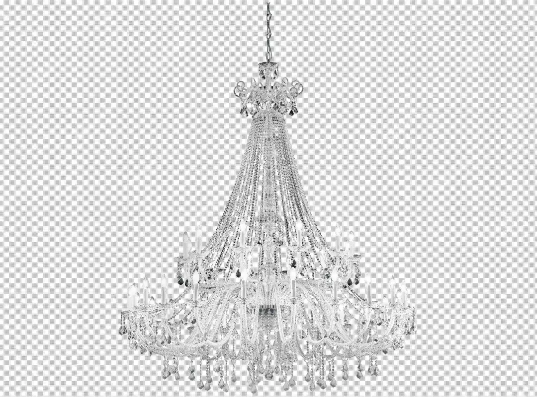 Free Premium PNG Luxury chandelier isolated on PNG