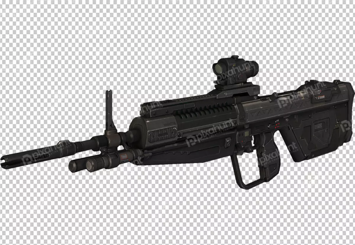 Free Premium PNG MA5C Sniper Rifle PNG Background