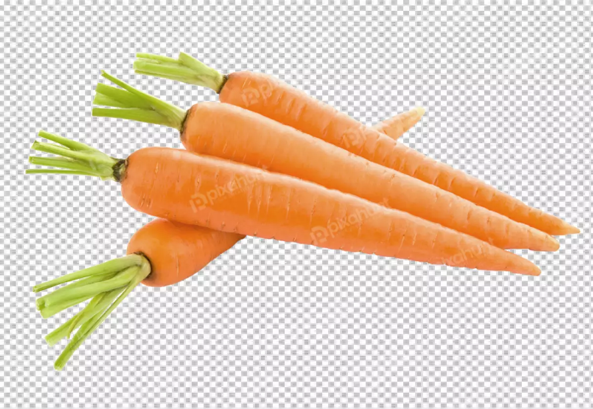 Free Premium PNG Many carrot and a carrot on a transparent background