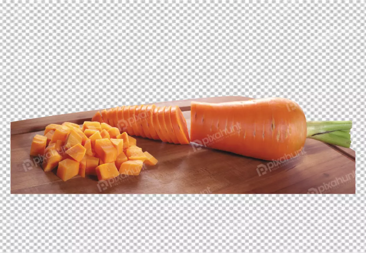 Free Premium PNG Many of fresh carrots on wood surface png
