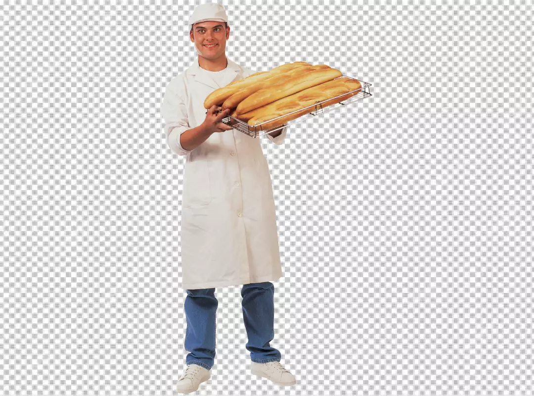 Free Premium PNG Medium shot chef showing approval PNG