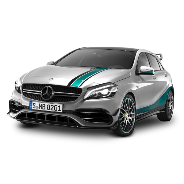 Free Premium PNG Mercedes AMG A45 Champions Car