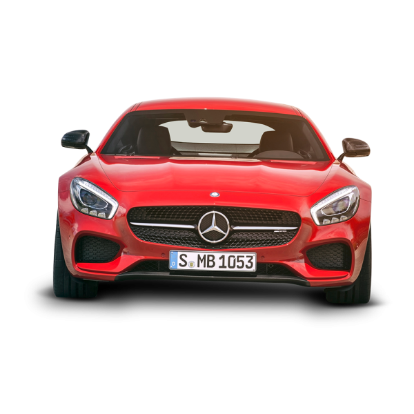 Free Premium PNG Mercedes AMG GT Red Car Front