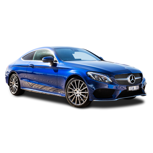 Free Premium PNG Mercedes Benz C Class Blue Car