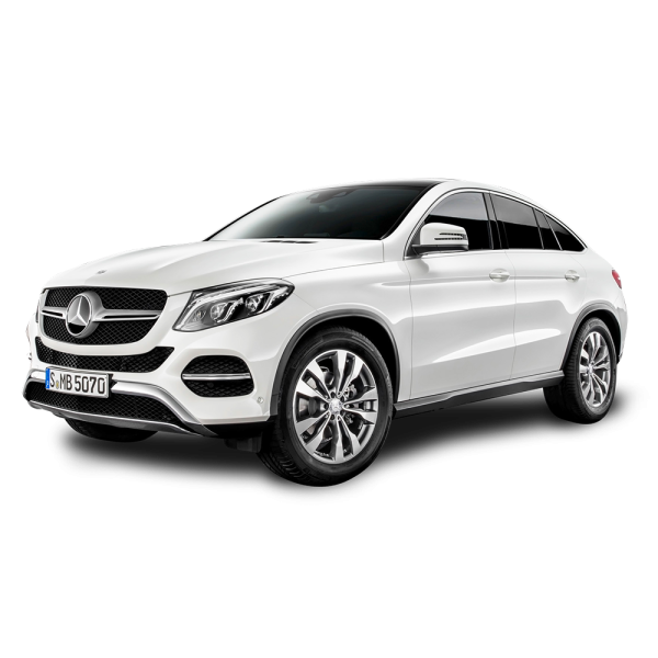 Free Premium PNG Mercedes Benz GLE Coupe White Car