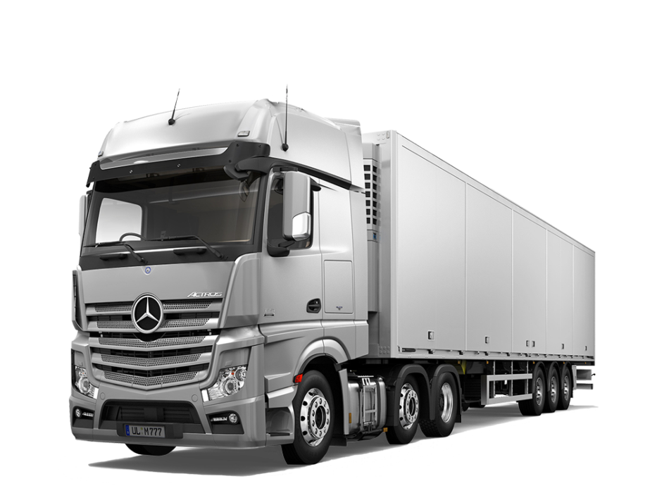Free Premium PNG Mercedes-Benz heavy-duty truck PNG Background