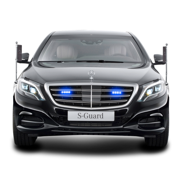Free Premium PNG Mercedes Benz S 600 Guard President Black Car