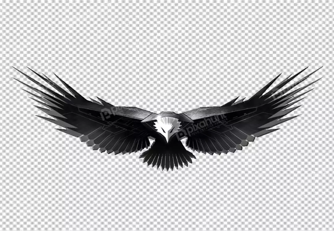 Free Premium PNG Metal eagle Art