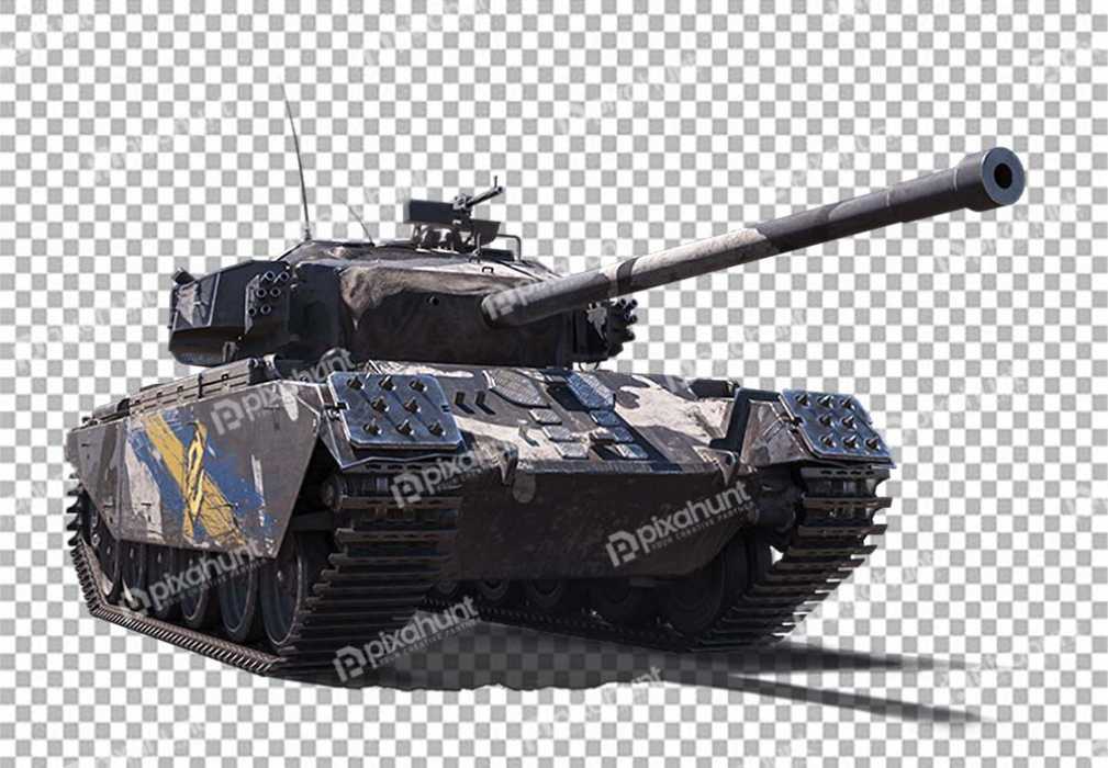 Free Premium PNG Metal Machine Military Battle Tank
