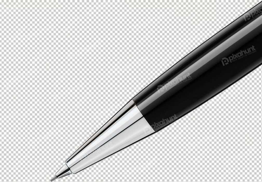 Free Premium PNG Metal pen isolated on Black golden pen