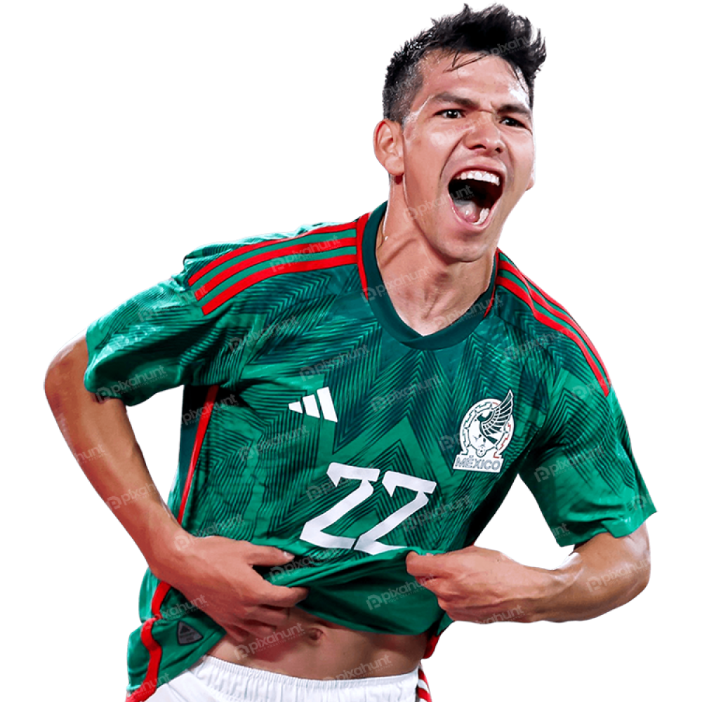 Free Premium PNG Mexican player in Win Mach In Copa America Hirving Lozano
