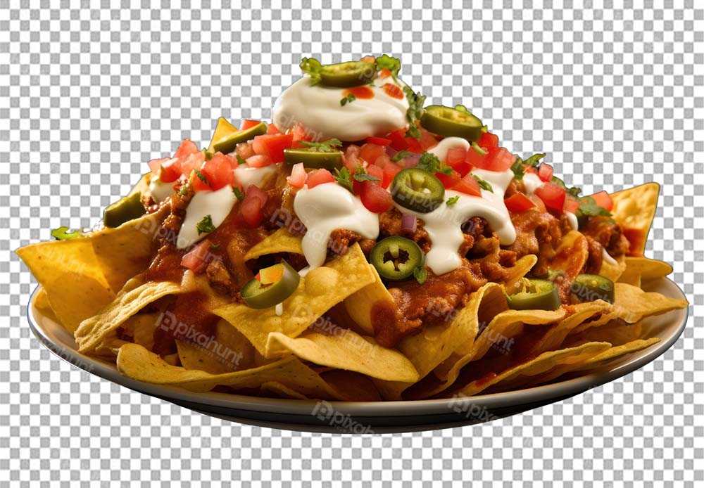Free Premium PNG Mexican street corn salad with cheese and nachos chips, top view. mexican food concept | Nachos food fast food vegetable