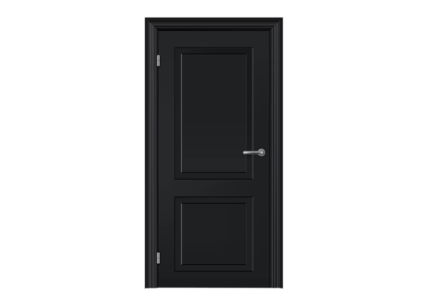 Free Premium PNG Modern Black Color Wood door