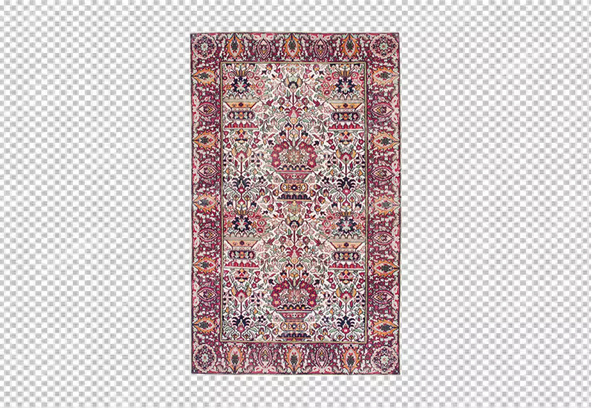 Free Premium PNG Multi colored kilim tapestry woven wool decoration
