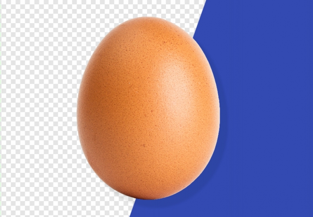 Free Premium PNG Mystery of the Standing Egg on a Transparent Canvas