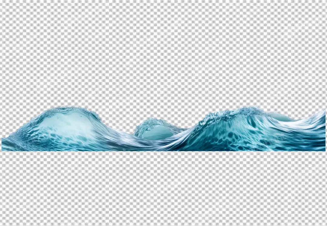 Free Premium PNG Ocean water surface waves isolated on transparent